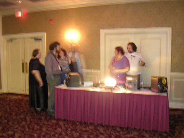 Setting up the Sat Night Dance